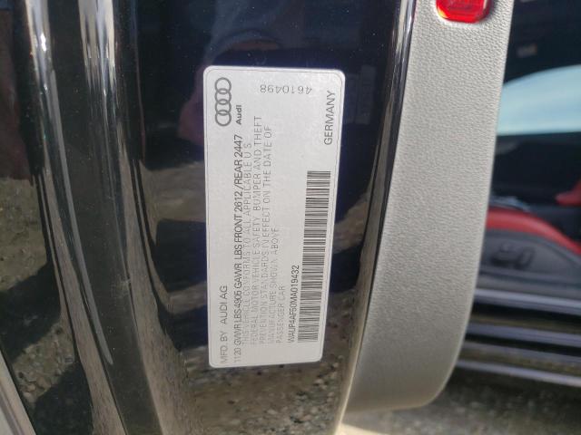 Photo 10 from auction – 2021 AUDI S5 PREMIUM with VIN WAUP4AF50MA019432