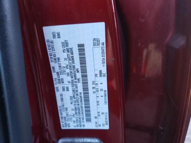 Photo 10 from auction – 2015 FORD ESCAPE SE with VIN 1FMCU9GX5FUA62614