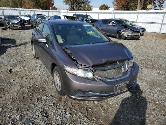 HONDA CIVIC LX 2014 with VIN 19XFB2F5XEE241078 - Photo from auction