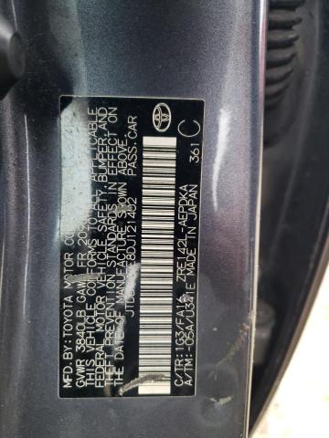 Photo 10 from auction – 2013 TOYOTA COROLLA BA with VIN JTDBU4EE8DJ121402