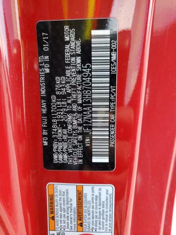 Photo 10 from auction – 2017 TOYOTA 86 BASE with VIN JF1ZNAA13H8704945