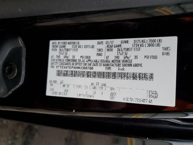 Photo 10 from auction – 2017 FORD F150 SUPER with VIN 1FTEW1EF6HKC65786