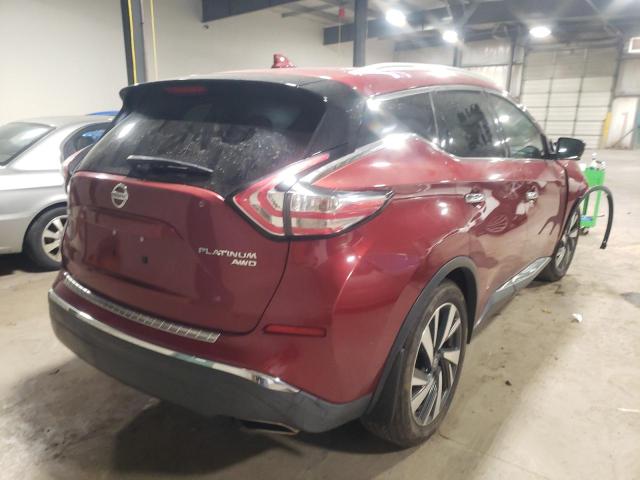Photo 4 from auction – 2016 NISSAN MURANO S with VIN 5N1AZ2MH2GN160718