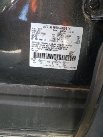 Photo 10 from auction – 2020 FORD EXPLORER X with VIN 1FMSK7DH4LGC30577