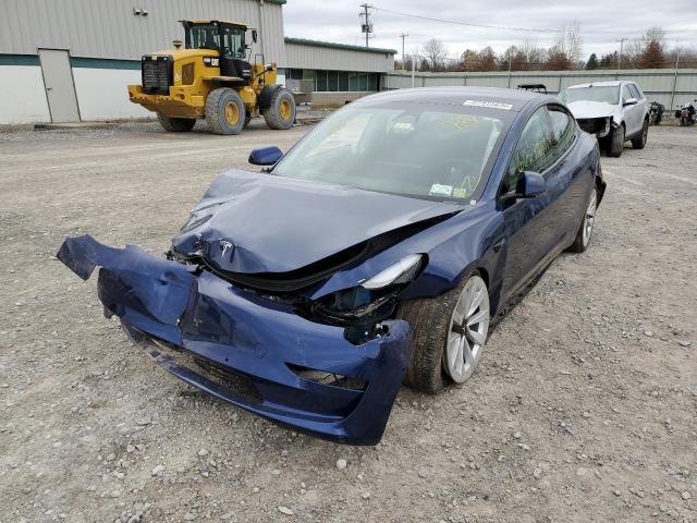 Photo 2 from auction – 2022 TESLA MODEL 3 with VIN 5YJ3E1EA3NF191492