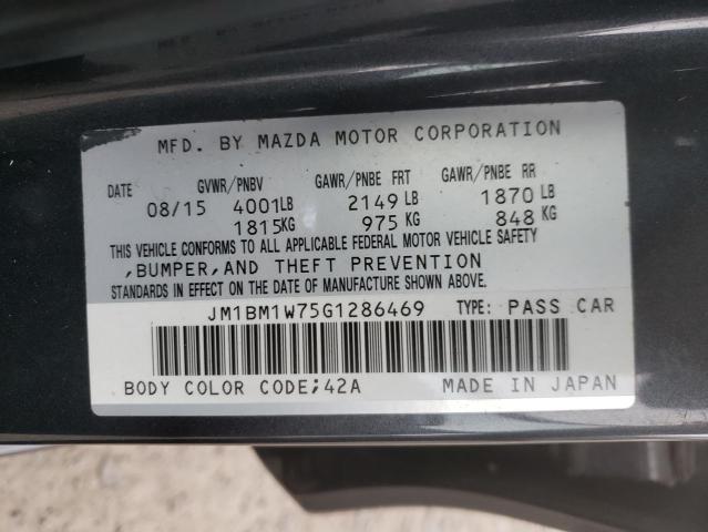 Photo 10 from auction – 2016 MAZDA 3 TOURING with VIN JM1BM1W75G1286469