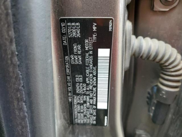 Photo 10 from auction – 2010 VOLVO XC70 3.2 with VIN YV4960BZ9A1086547