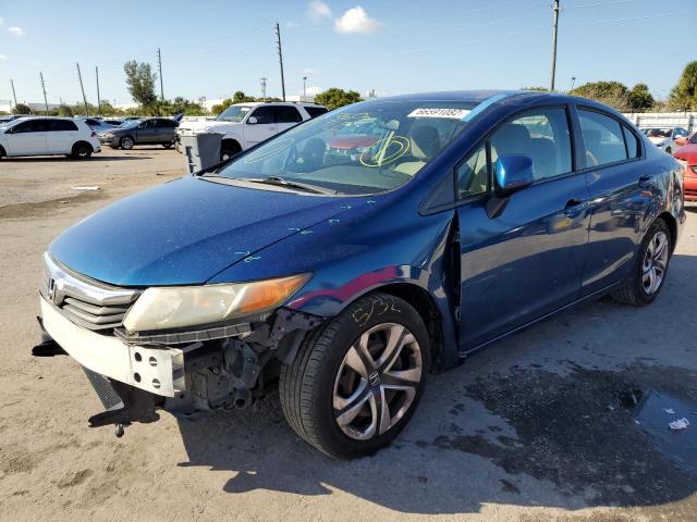 Photo 2 from auction – 2012 HONDA CIVIC LX with VIN 19XFB2F53CE019480