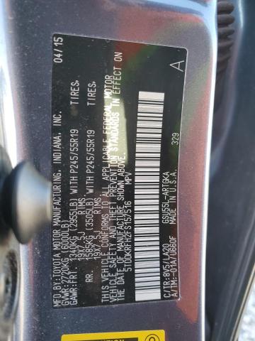 Photo 10 from auction – 2015 TOYOTA HIGHLANDER with VIN 5TDDKRFH2FS157516