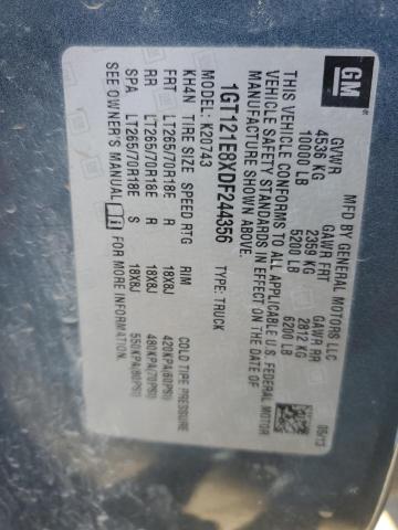 Photo 10 from auction – 2013 GMC SIERRA K25 with VIN 1GT121E8XDF244356