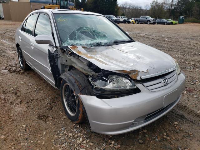 HONDA CIVIC EX 2002 with VIN 2HGES26762H523944 - Photo from auction