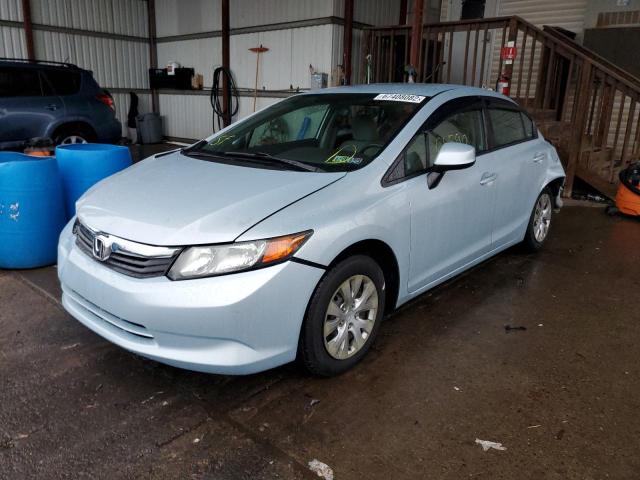 Photo 2 from auction – 2012 HONDA CIVIC LX with VIN 19XFB2F55CE375879