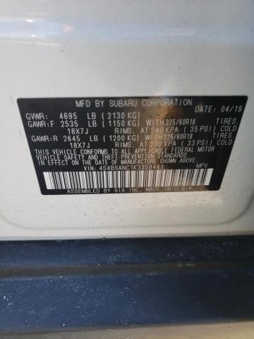 Photo 10 from auction – 2019 SUBARU OUTBACK 2. with VIN 4S4BSANC1K3350441