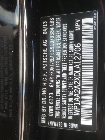 Photo 10 from auction – 2013 PORSCHE CAYENNE with VIN WP1AA2A2XDLA12706