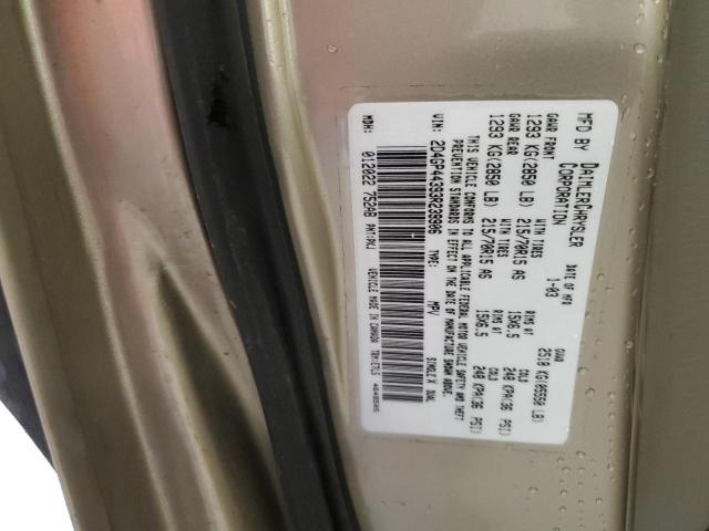 Photo 10 from auction – 2003 DODGE GRAND CARA with VIN 2D4GP44393R239906