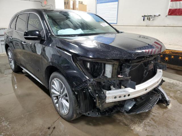 ACURA MDX TECHNO 2017 with VIN 5FRYD4H57HB032034 - Photo from auction