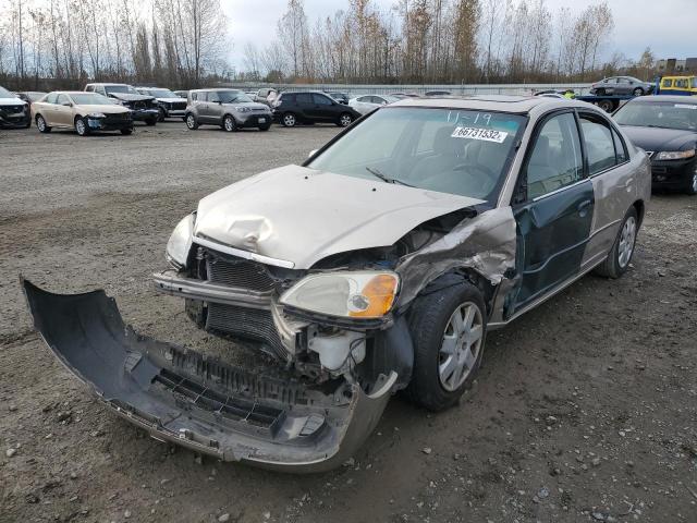 Photo 2 from auction – 2001 HONDA CIVIC EX with VIN JHMES26731S000191