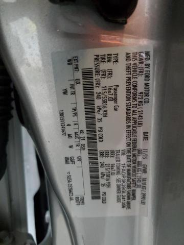 Photo 10 from auction – 2016 FORD FOCUS SE with VIN 1FADP3K29GL241356