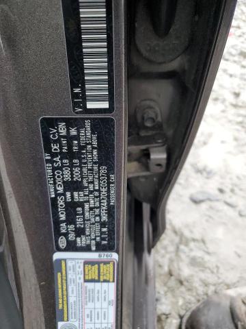 Photo 10 from auction – 2017 KIA FORTE LX with VIN 3KPFK4A70HE053789
