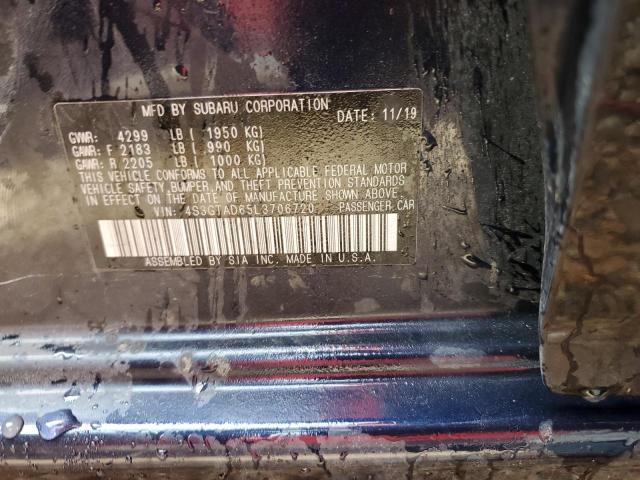 Photo 10 from auction – 2020 SUBARU IMPREZA PR with VIN 4S3GTAD65L3706720