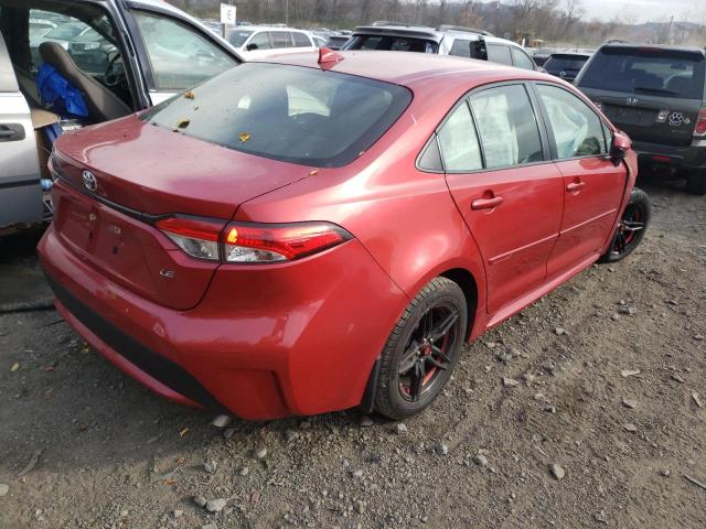 Photo 4 from auction – 2020 TOYOTA COROLLA LE with VIN JTDEPRAE5LJ028486