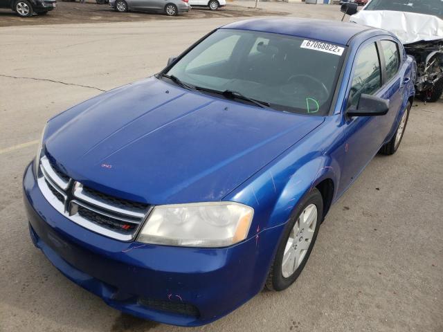 Photo 2 from auction – 2014 DODGE AVENGER SE with VIN 1C3CDZABXEN220024