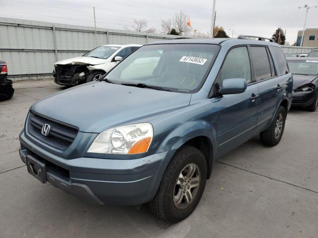 Photo 2 from auction – 2005 HONDA PILOT EXL with VIN 2HKYF18765H558146