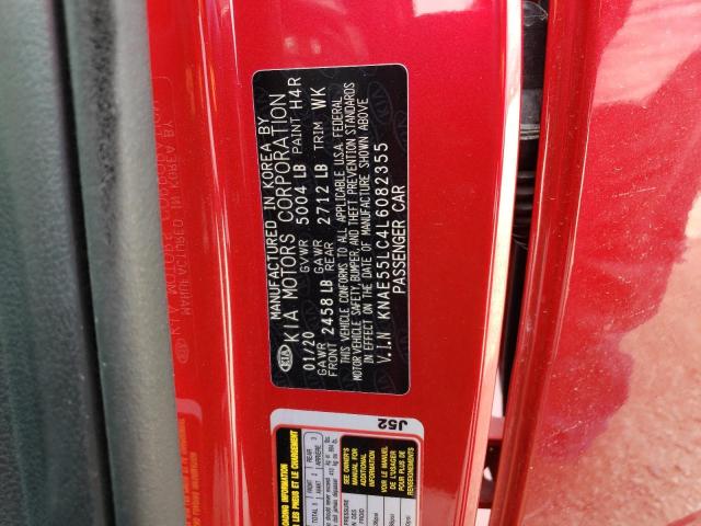 Photo 10 from auction – 2020 KIA STINGER GT with VIN KNAE55LC4L6082355