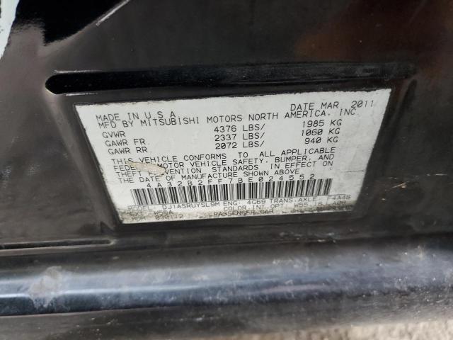 Photo 10 from auction – 2011 MITSUBISHI GALANT FE with VIN 4A32B2FF7BE024552