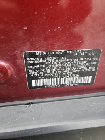 Photo 10 from auction – 2012 SUBARU FORESTER 2 with VIN JF2SHBDC2CH412686