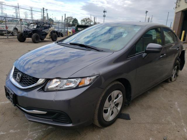 Photo 2 from auction – 2015 HONDA CIVIC LX with VIN 19XFB2F52FE103083