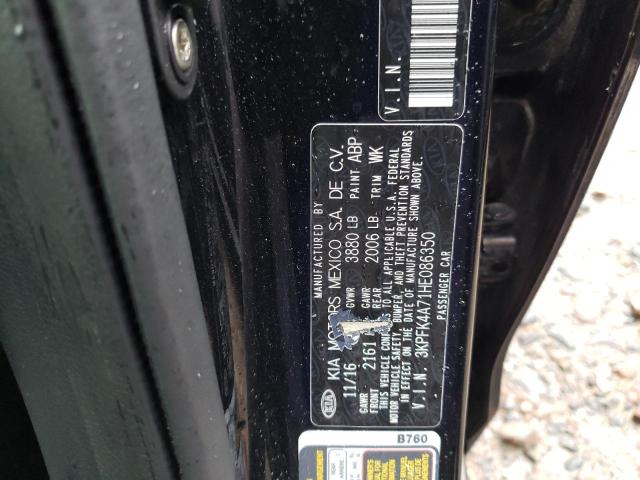 Photo 10 from auction – 2017 KIA FORTE LX with VIN 3KPFK4A71HE086350