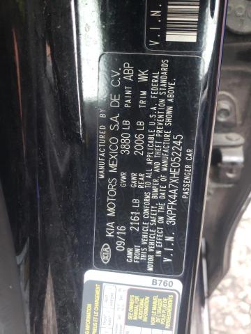 Photo 10 from auction – 2017 KIA FORTE LX with VIN 3KPFK4A7XHE052245