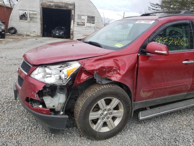 Photo 9 from auction – 2012 CHEVROLET TRAVERSE L with VIN 1GNKRGED0CJ211479