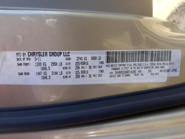 Photo 10 from auction – 2011 CHRYSLER TOWN & COU with VIN 2A4RR5DGXBR714299