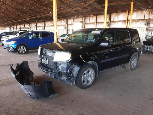 Photo 2 from auction – 2013 HONDA PILOT LX with VIN 5FNYF4H21DB076851