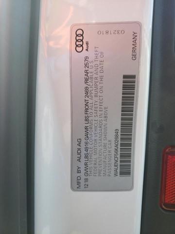 Photo 10 from auction – 2019 AUDI A5 PREMIUM with VIN WAUENCF56KA026849