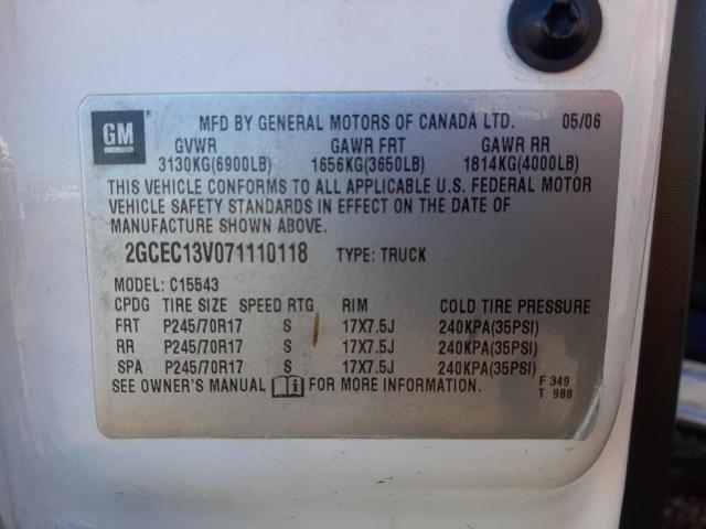 Zdjęcie 10 z aukcji – 2007 CHEVROLET SILVERADO z VIN 2GCEC13V071110118