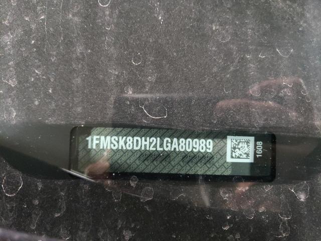 Photo 10 from auction – 2020 FORD EXPLORER X with VIN 1FMSK8DH2LGA80989