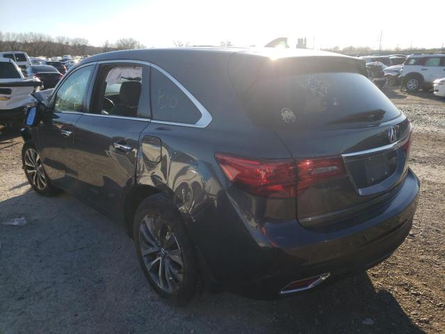 Photo 3 from auction – 2014 ACURA MDX TECHNO with VIN 5FRYD4H67EB033141