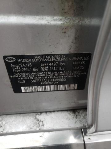 Photo 10 from auction – 2017 HYUNDAI SONATA SPO with VIN 5NPE34AF2HH489555
