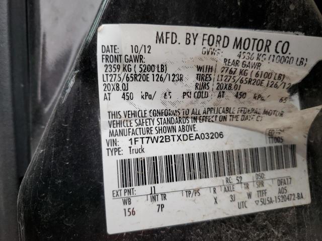 Photo 10 from auction – 2013 FORD F250 SUPER with VIN 1FT7W2BTXDEA03206