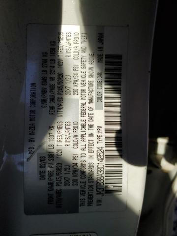 Photo 10 from auction – 2008 MAZDA CX-9 with VIN JM3TB38A380148524