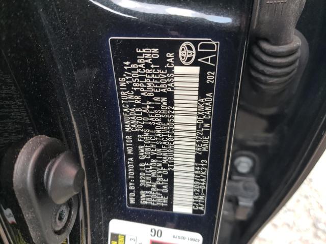Photo 10 from auction – 2015 TOYOTA COROLLA L with VIN 2T1BURHE8FC305522