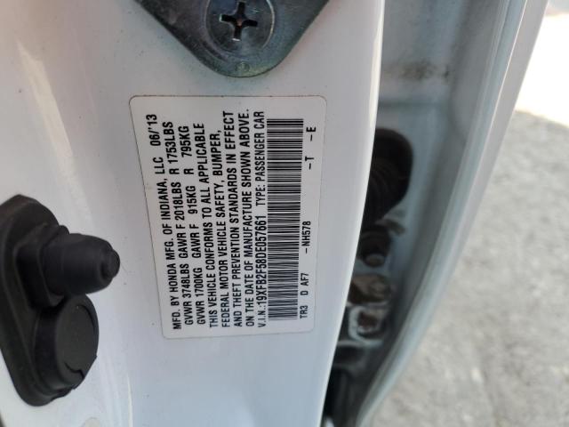 Photo 10 from auction – 2013 HONDA CIVIC LX with VIN 19XFB2F58DE057661