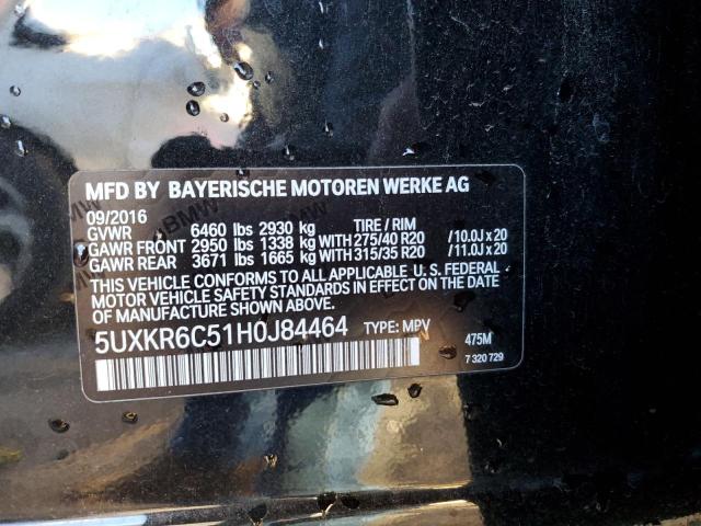 Photo 10 from auction – 2017 BMW X5 XDRIVE5 with VIN 5UXKR6C51H0J84464
