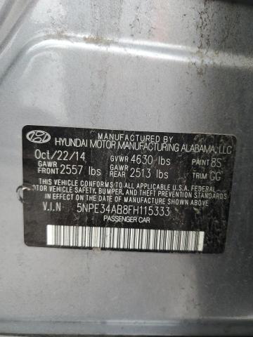 Photo 10 from auction – 2015 HYUNDAI SONATA SPO with VIN 5NPE34AB8FH115333