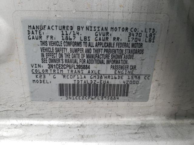 Photo 10 from auction – 2015 NISSAN VERSA NOTE with VIN 3N1CE2CP6FL395884