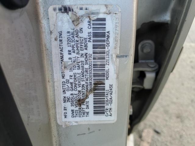 Photo 10 from auction – 2003 TOYOTA COROLLA CE with VIN 1NXBR32E93Z001732