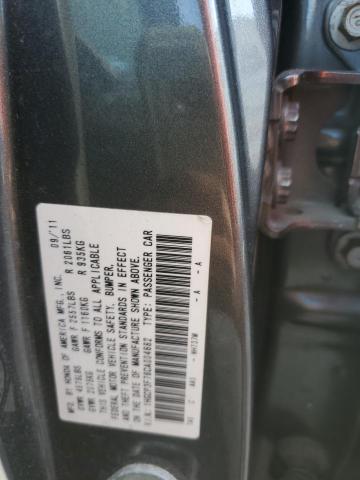 Photo 10 from auction – 2012 HONDA ACCORD EX with VIN 1HGCP3F76CA004682